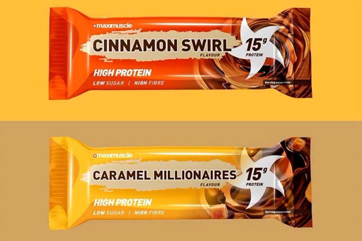 maximuscle caramel millionaires protein bar