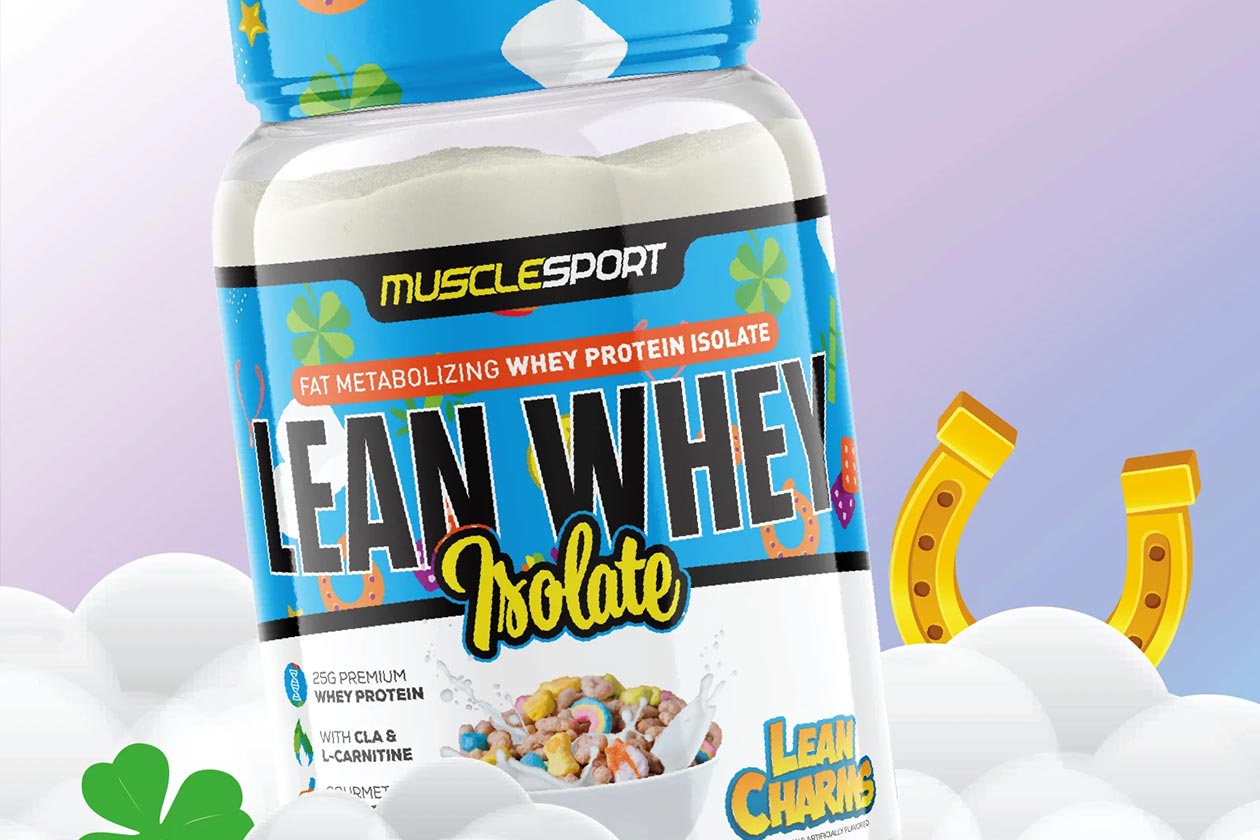 muscle sport new lean charms lean whey