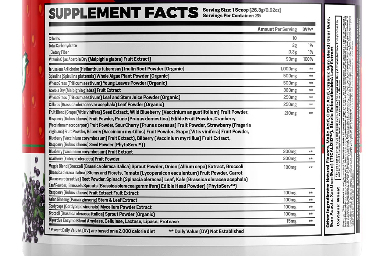 phase one nutrition reds and greens