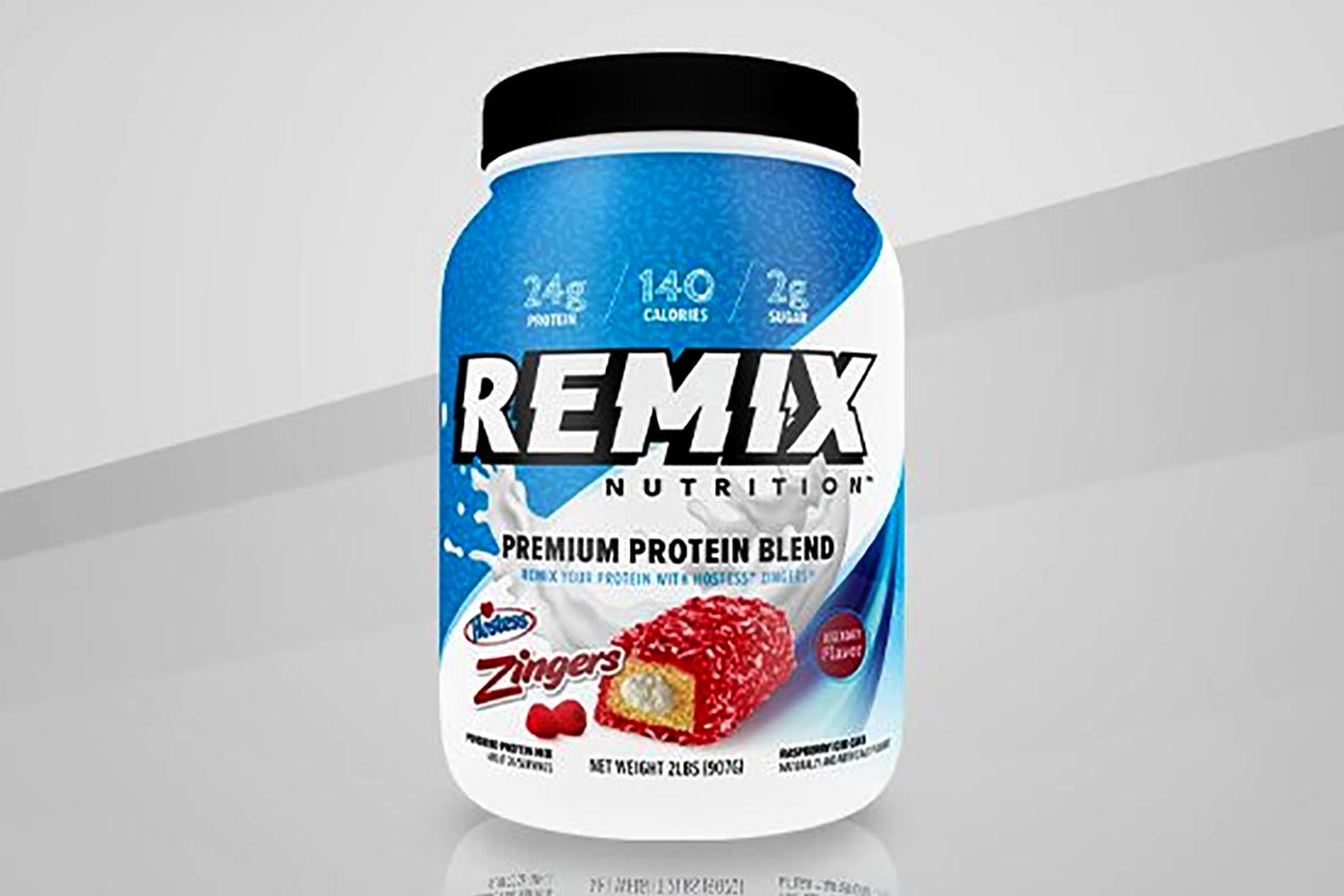 remix nutrition raspberry zingers protein powder