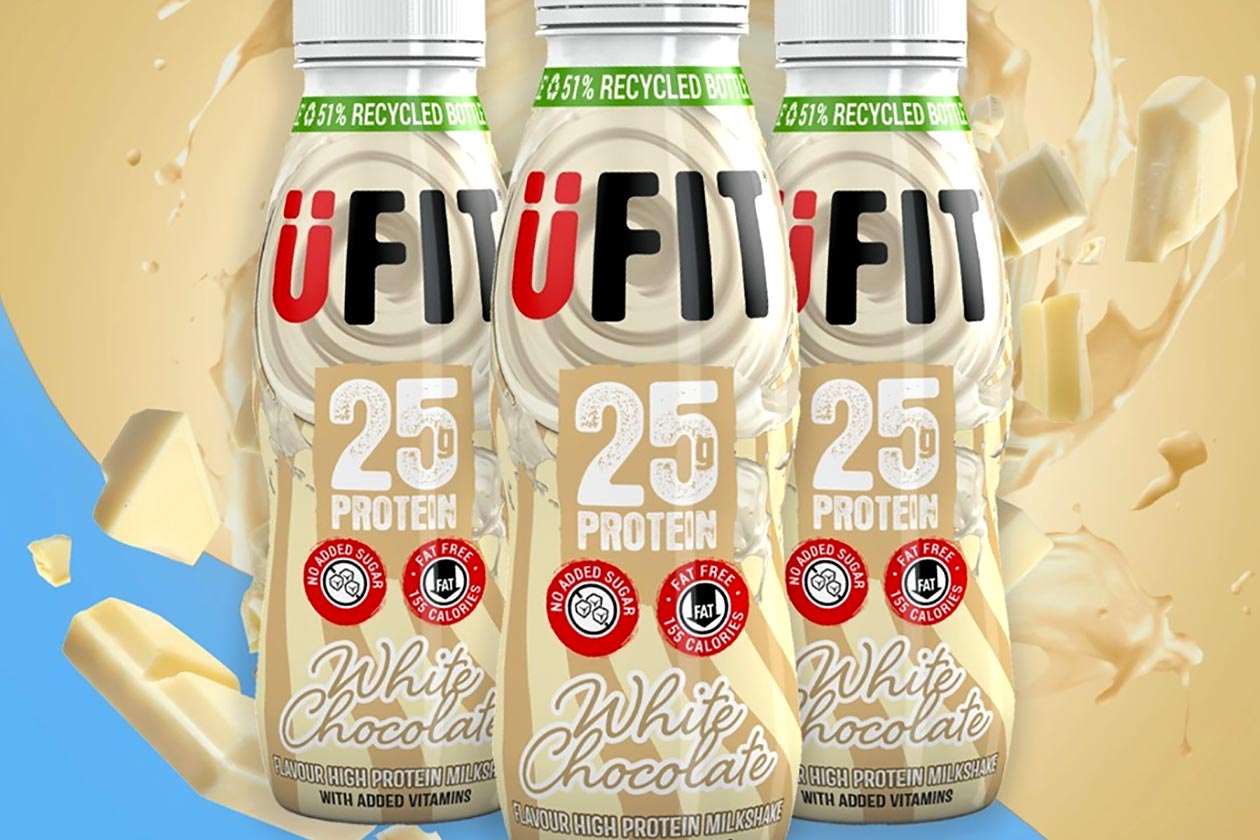 ufit white chocolate protein shake