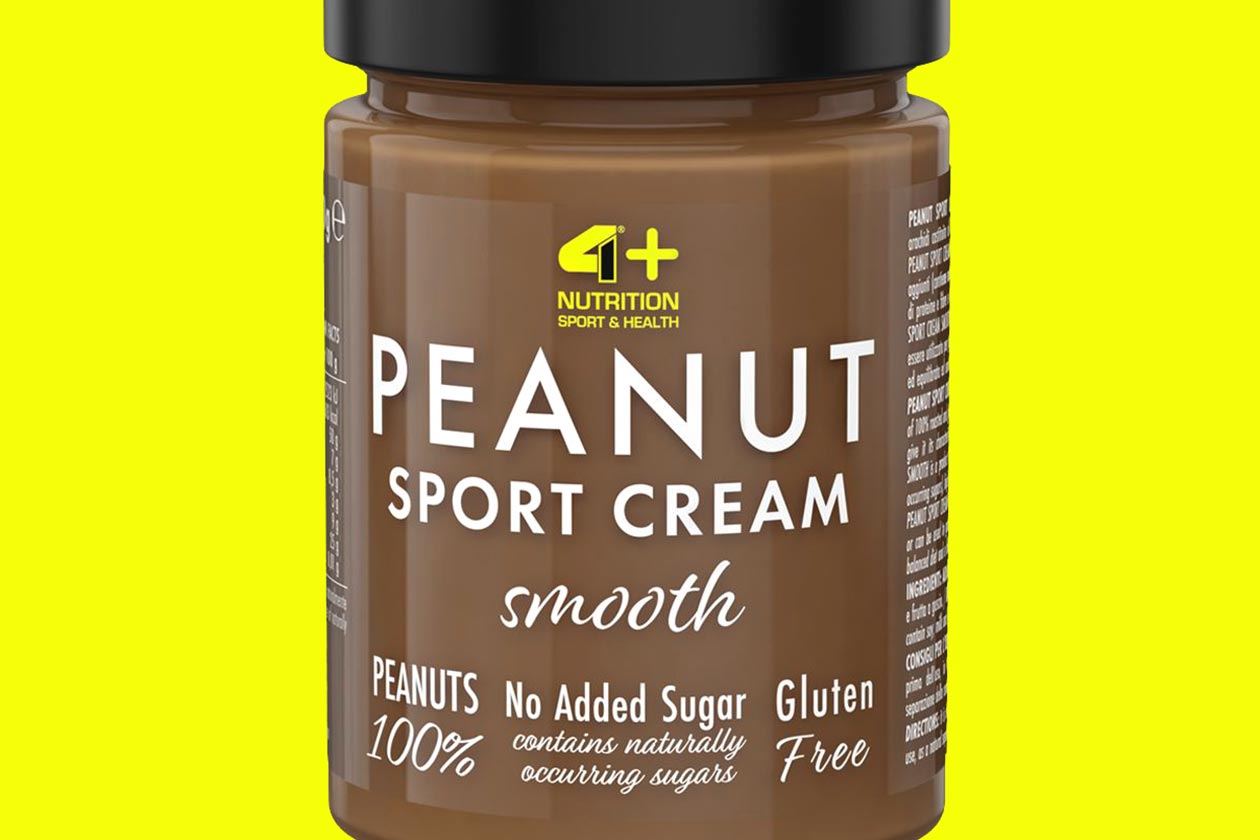 4 plus nutrition peanut sport cream