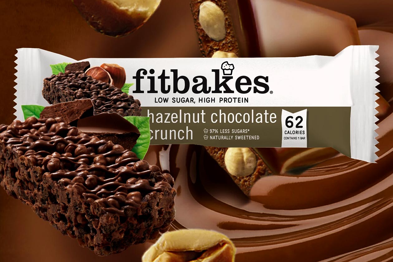 fitbakes hazelnut chocolate crunch bar