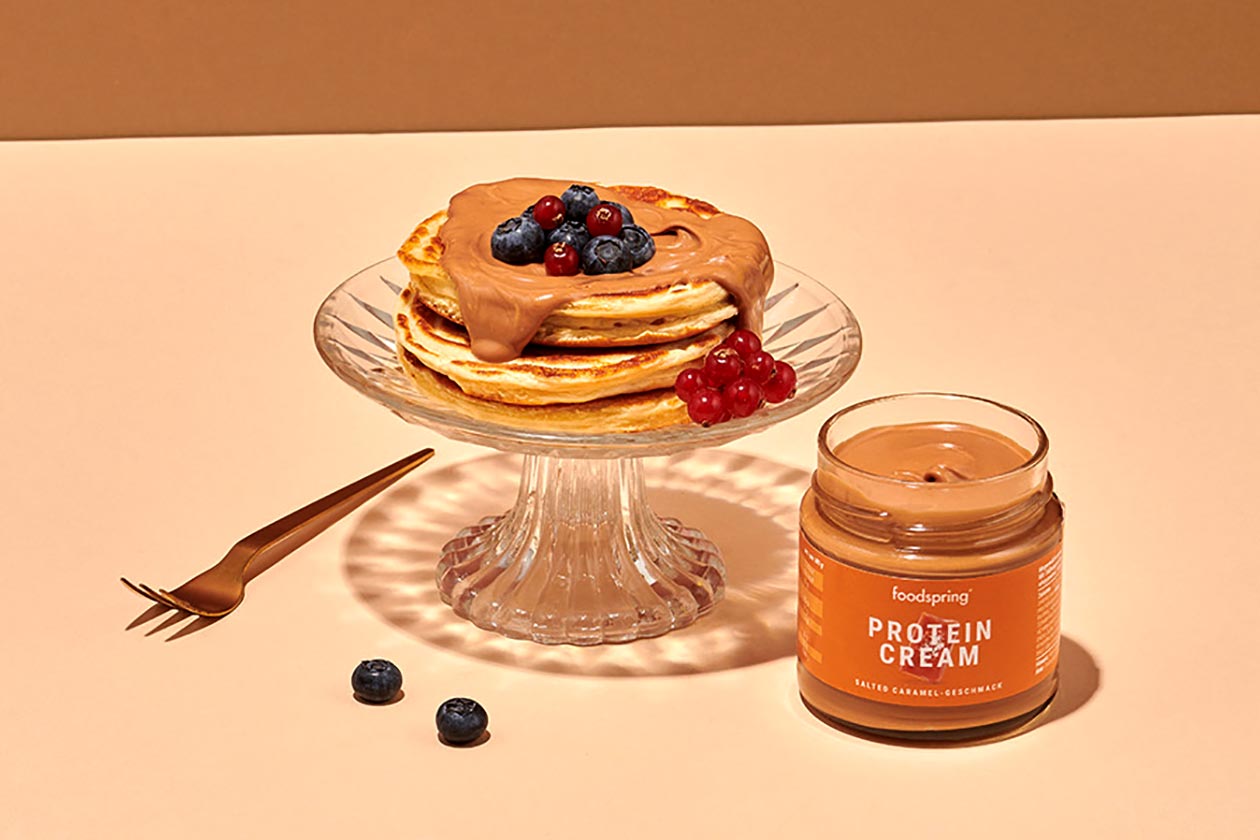 Foodspring's Salted Caramel Protein Cream is now an ongoing flavor