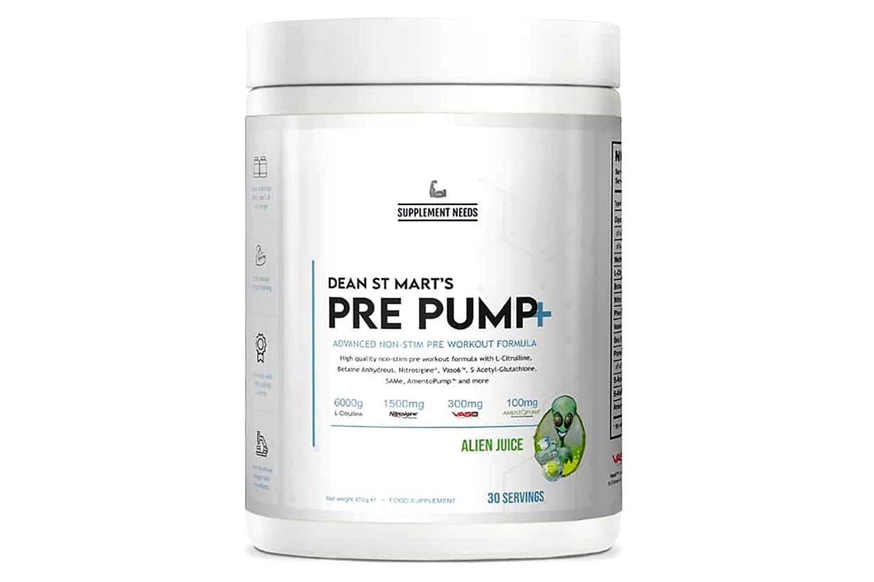supplement needs pre pump