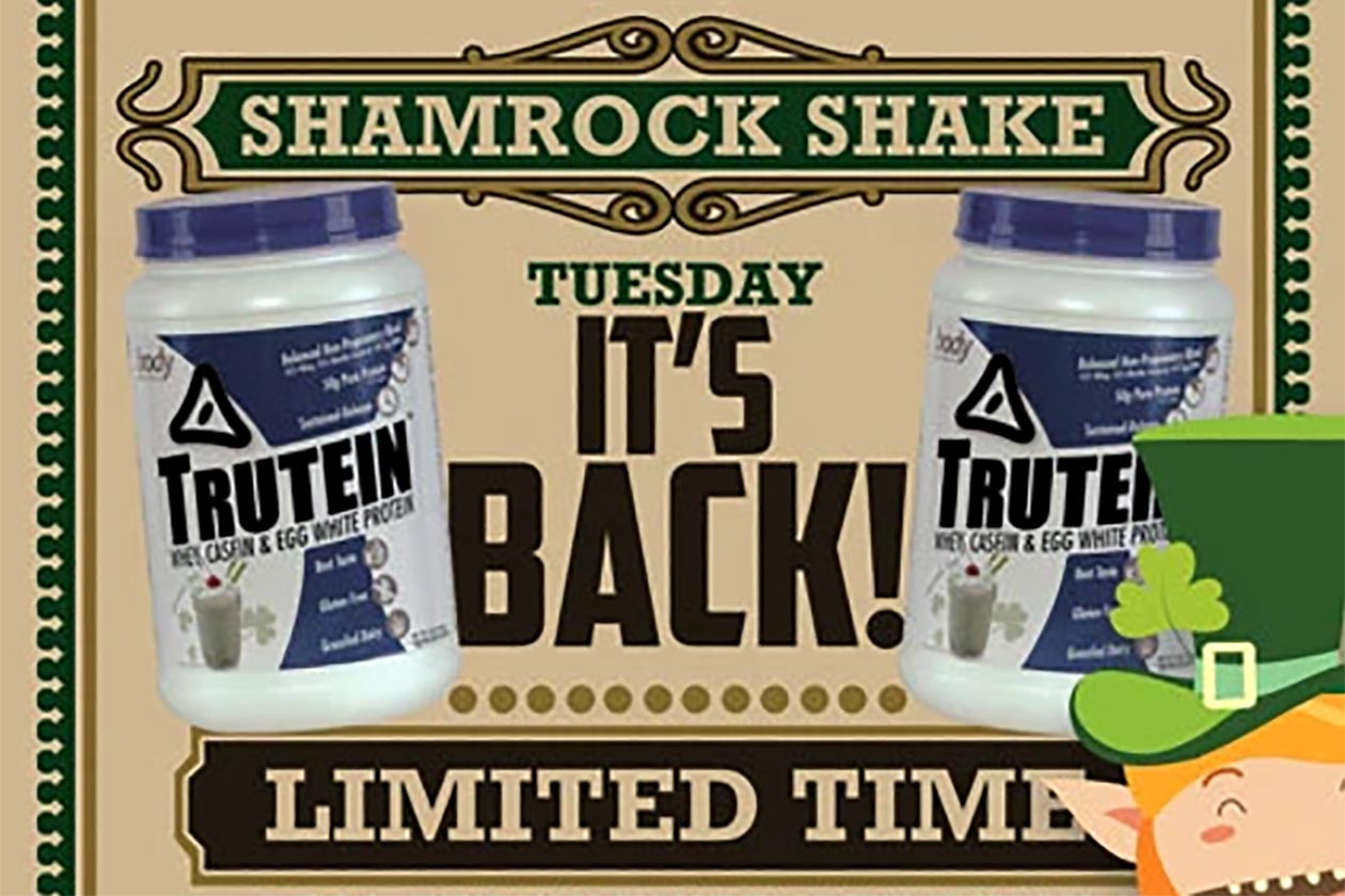 body nutrition shamrock shake trutein