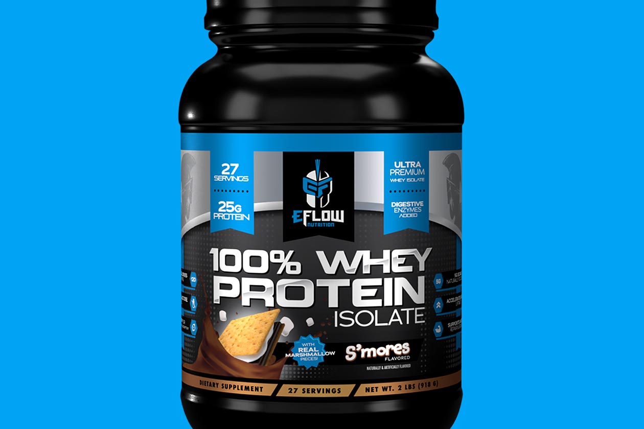 eflow nutrition smores whey protein isolate