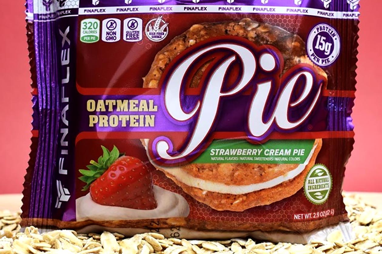 finaflex strawberry cream pie oatmeal protein pie