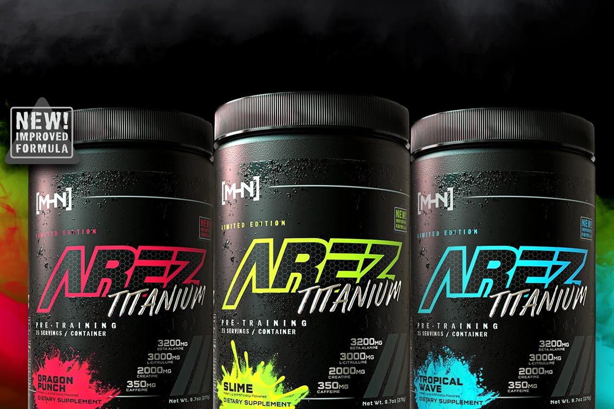 modern hardcore nutrition arez titanium