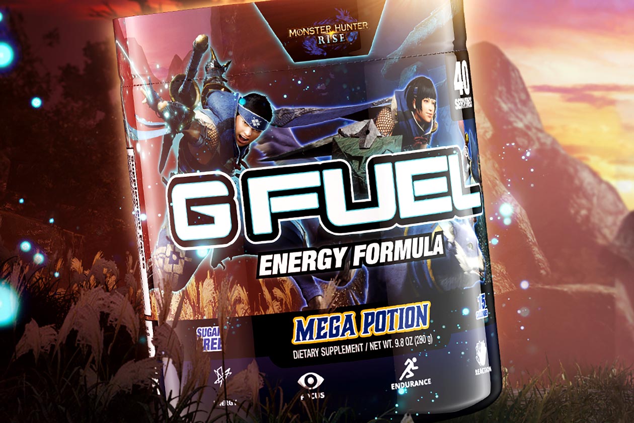 monster hunter rise mega potion g fuel