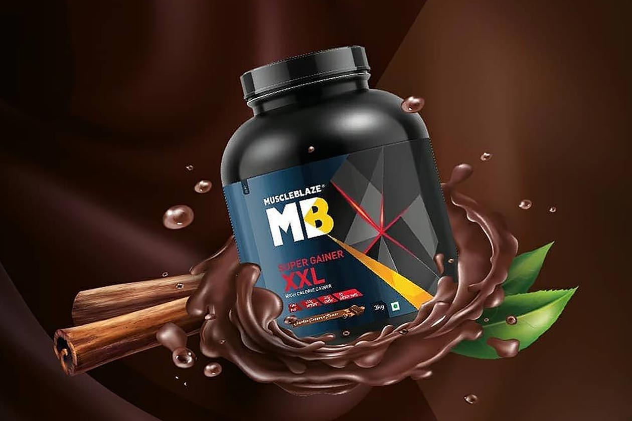 muscleblaze chocolate cinnamon super gainer xxl