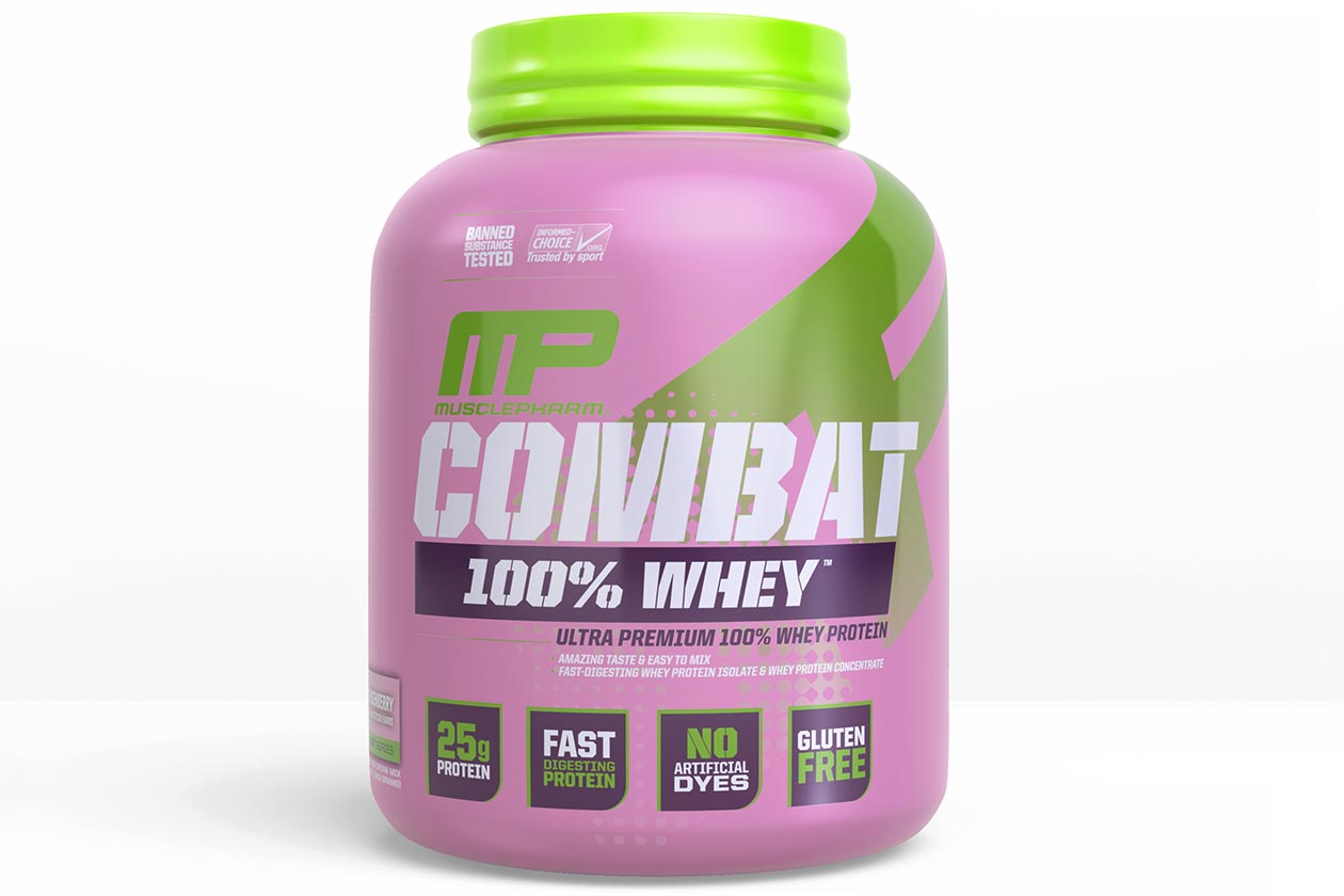 musclepharm boysenberry combat whey