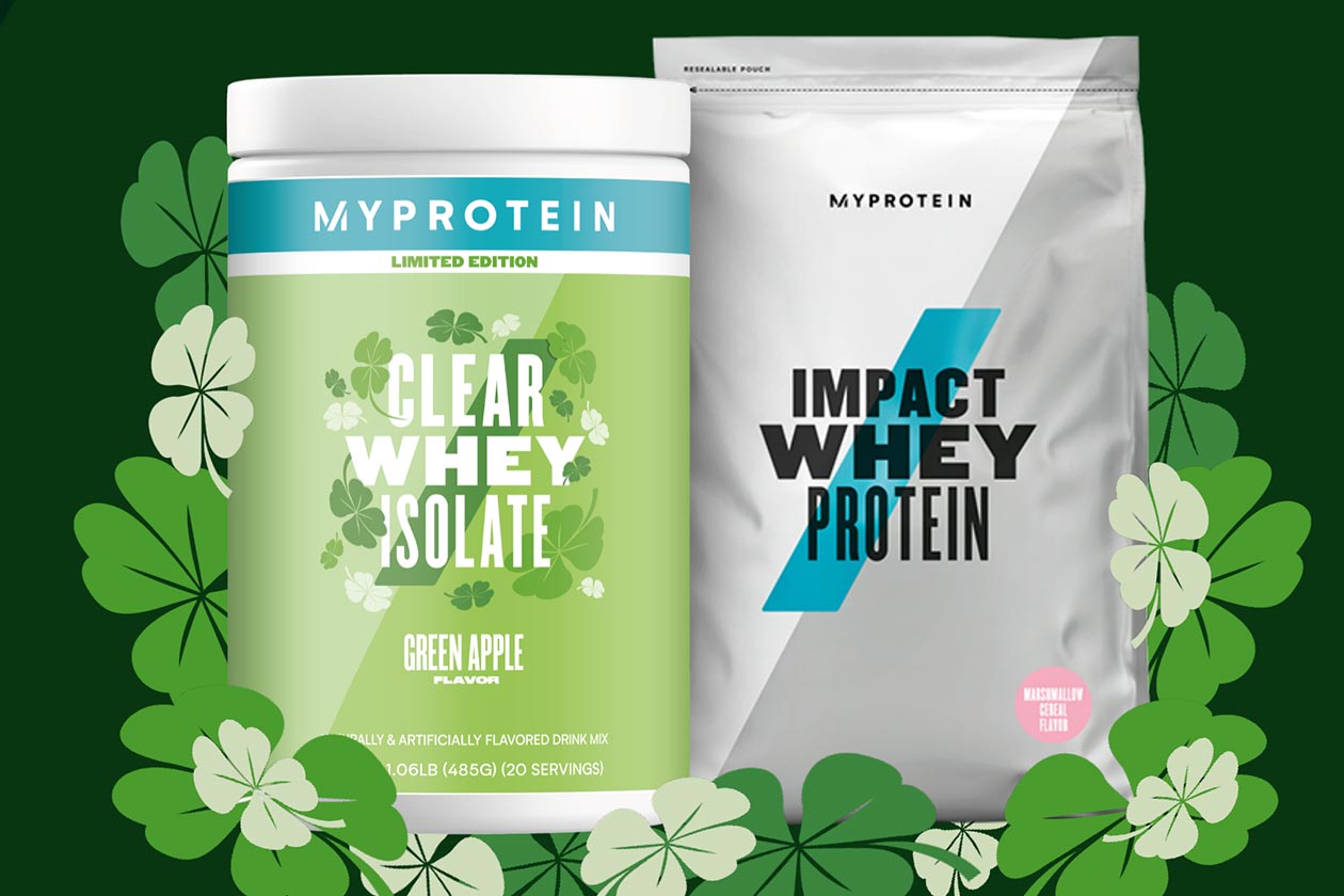 myprotein st patricks green apple clear whey isolate