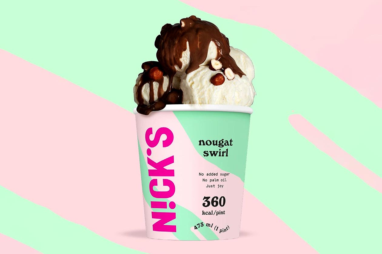 nicks nougat swirl ice cream