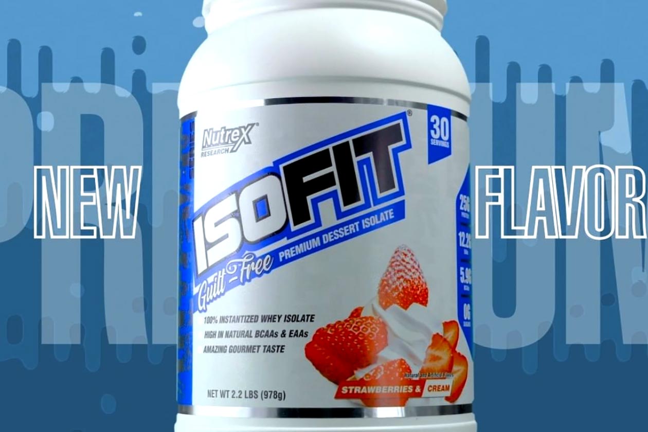 nutrex strawberries and cream isofit