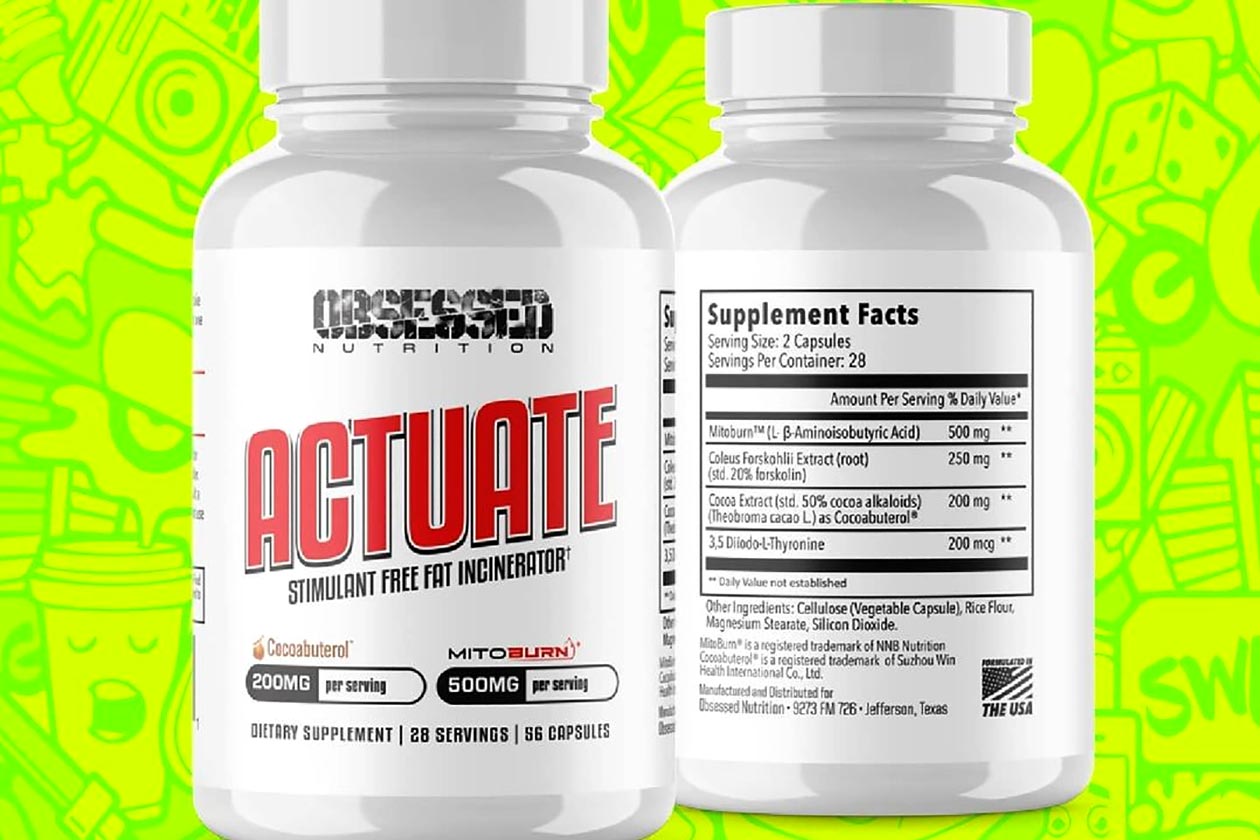 obsessed nutrition actuate giveaway