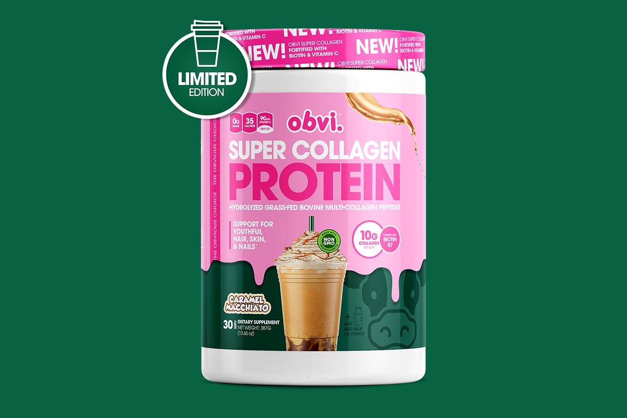 obvi caramel macchiato super collagen protein