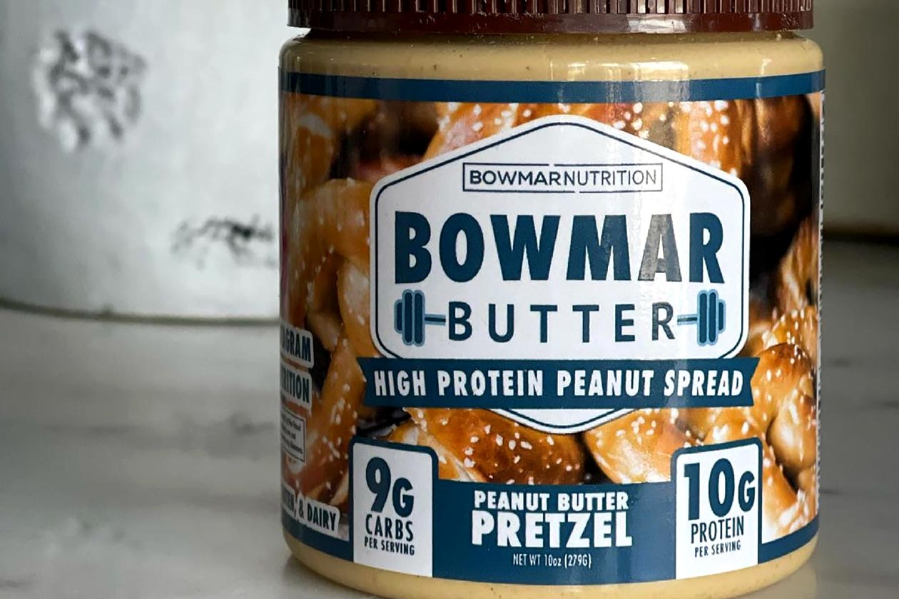 peanut butter pretzel bowmar butter