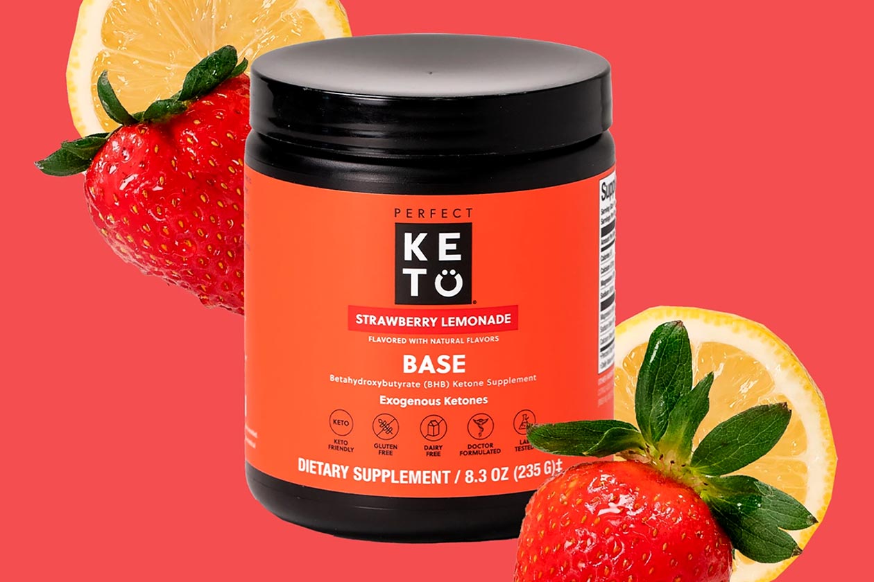 perfect keto strawberry lemonade base