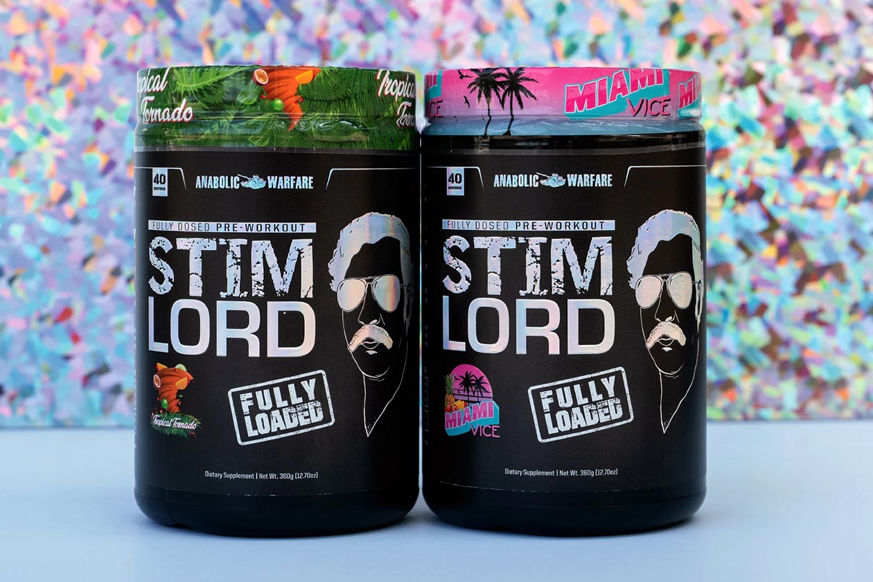 Anabolic Warfare Giveaway: 10 tubs of the new Stim Lord Fully Loaded up for grabs