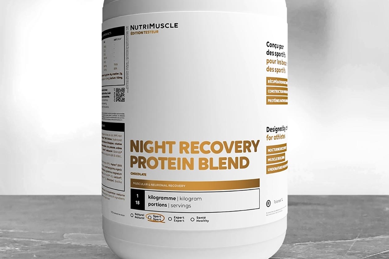 nutrimuscle night recovery protein blend