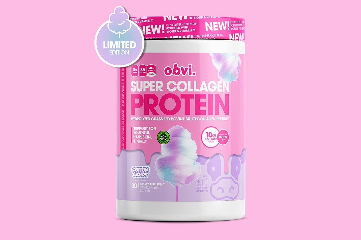 obvi cotton candy super collagen protein