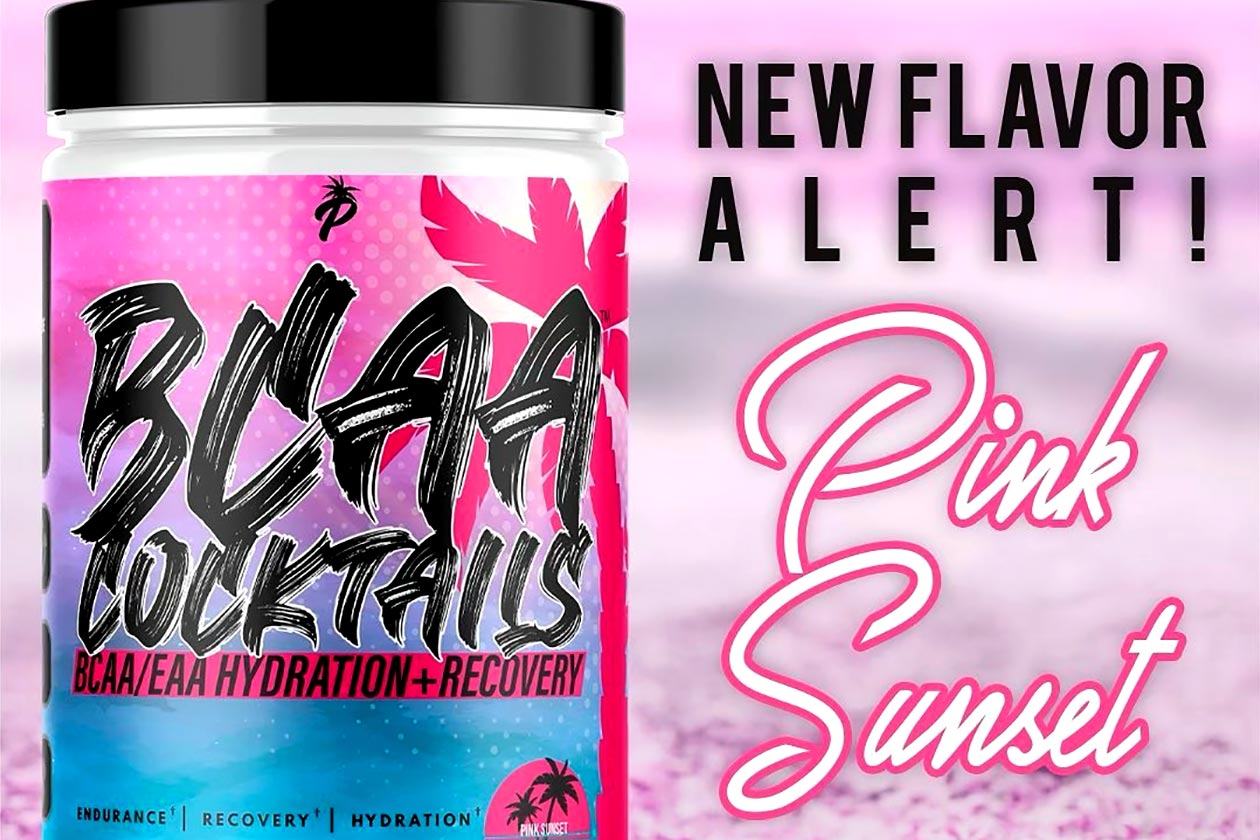 paradise pink sunset bcaa cocktails