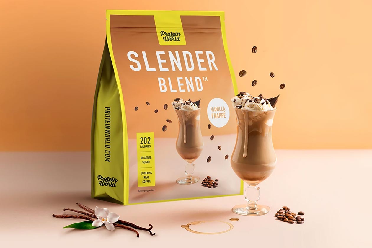 protein world vanilla frappe slender blend