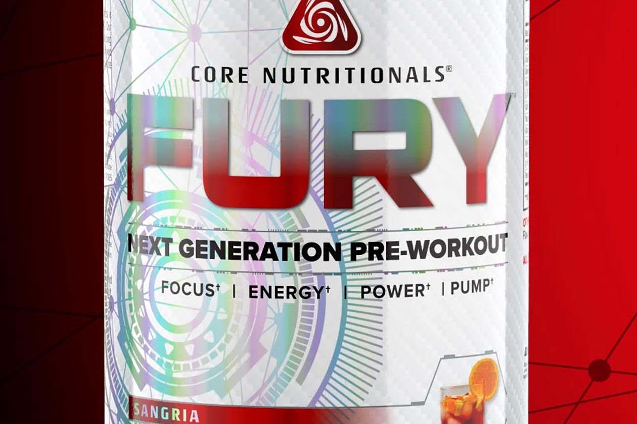 core nutritionals sangria fury and pump