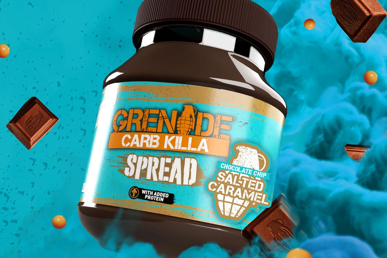 grenade chocolate chip salted caramel carb killa spread