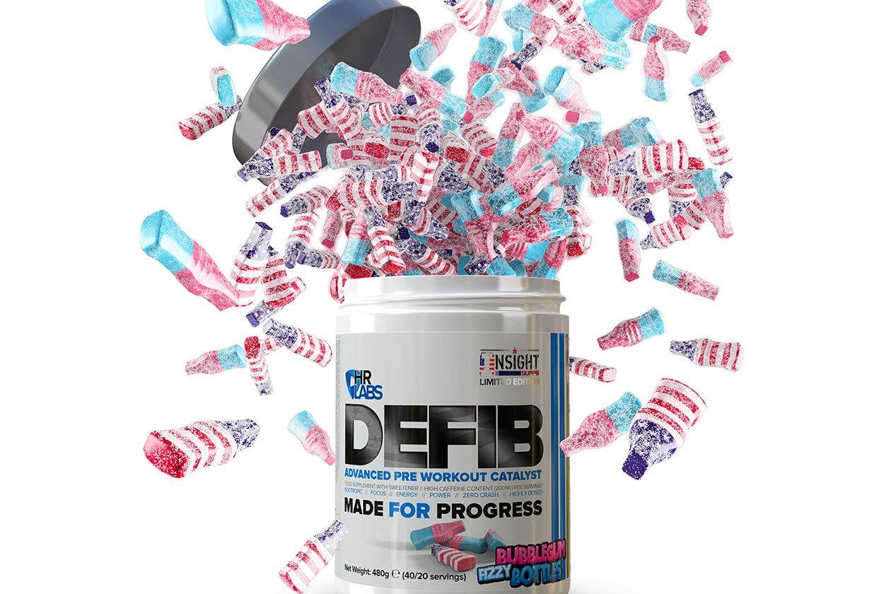 hr labs insight supps bubblegum fizzy bottles defib