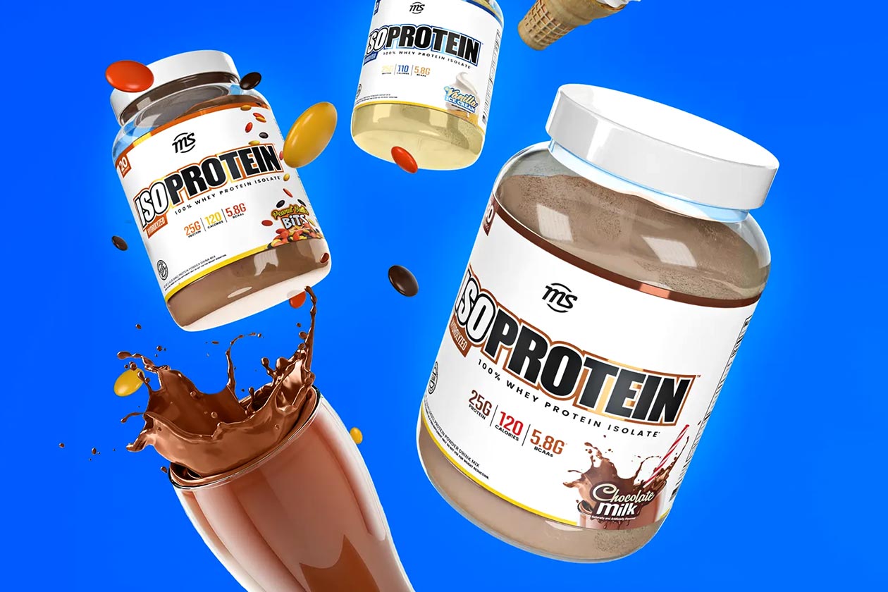 man sports new and improved iso protein