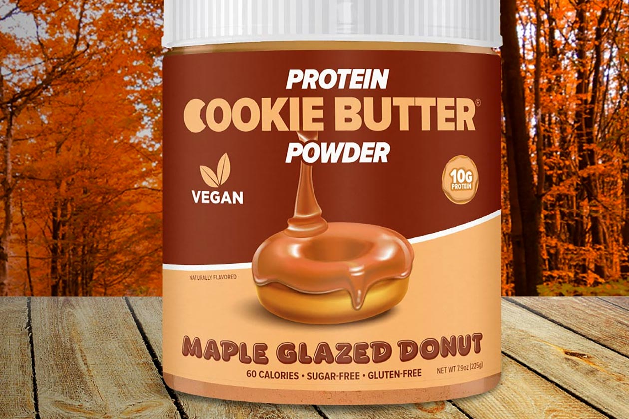 maple glazed donut protein cookie butter powder