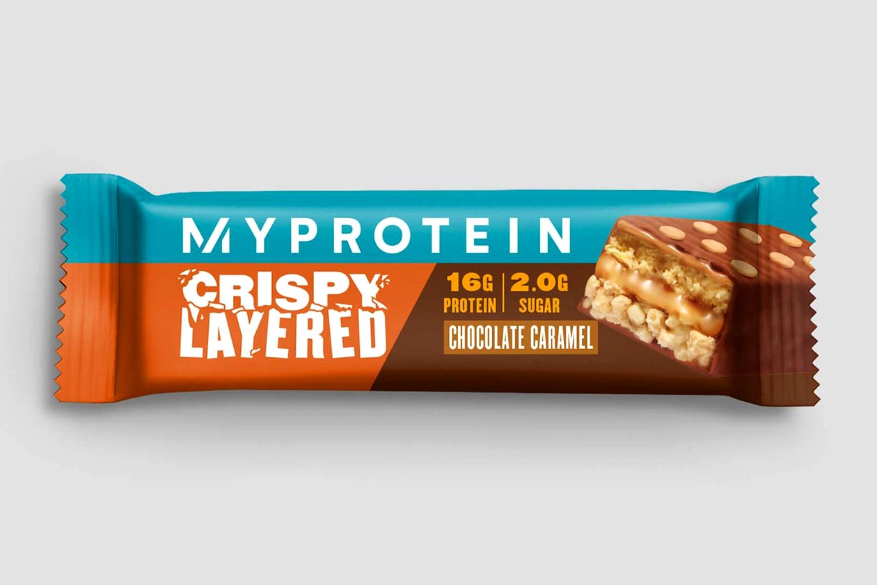 myprotein crispy layered protein bar