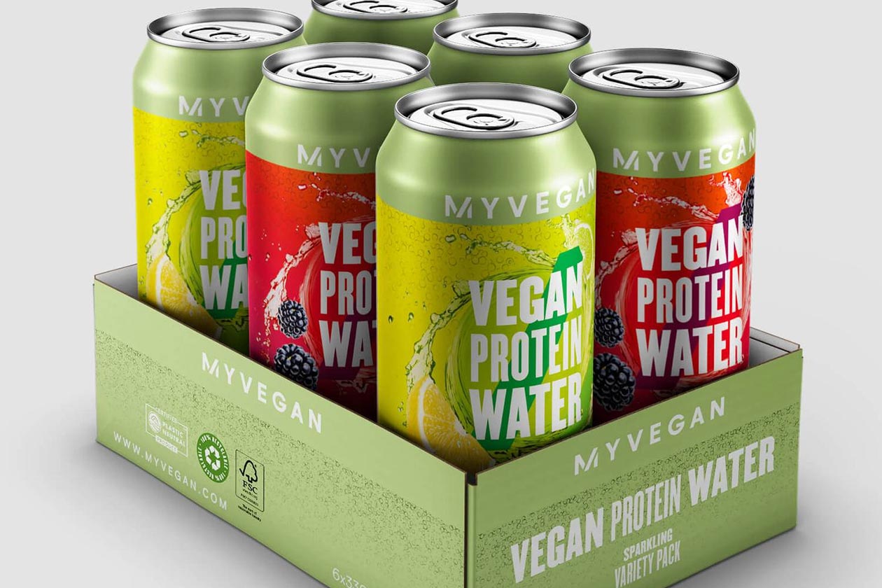 myprotein sparkling vegan protein water