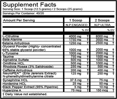 peak performance labs new and improved nuclear pre