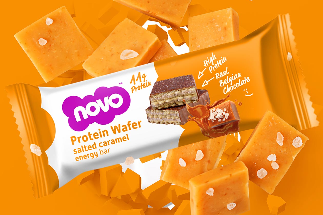 salted caramel novo protein wafer