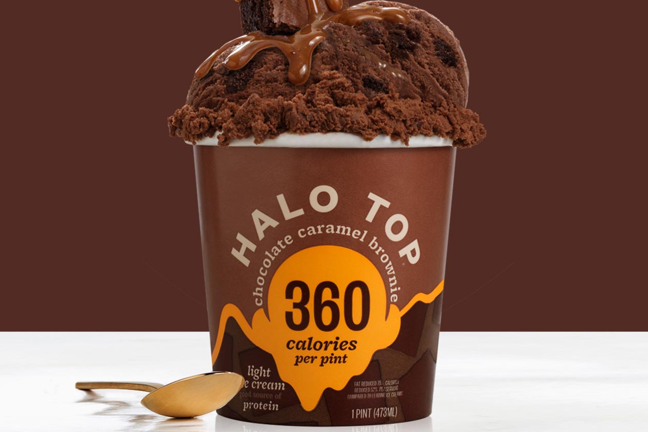 chocolate caramel brownie halo top