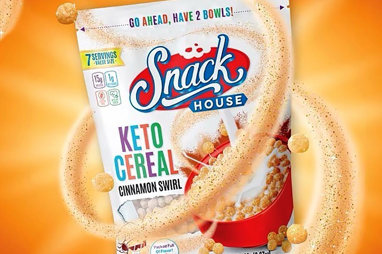 snackhouse cinnamon swirl keto cereal