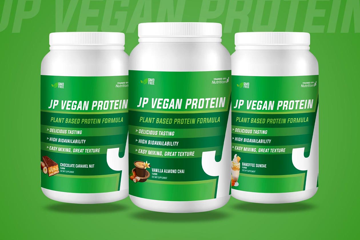 trained by jp nutrition 2kg vegan protein