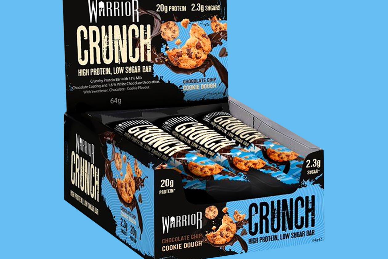 chocolate chip cookie dough warrior crunch