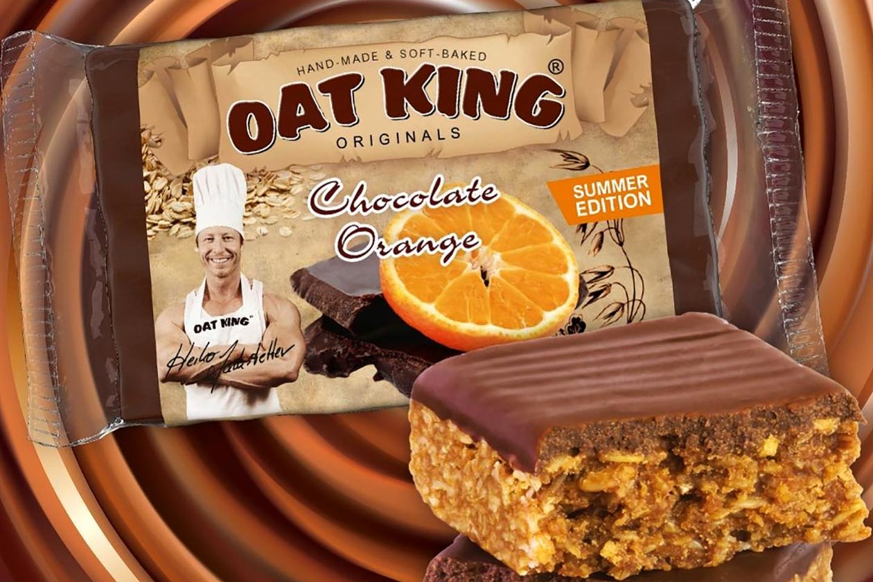 chocolate orange oat king protein bar