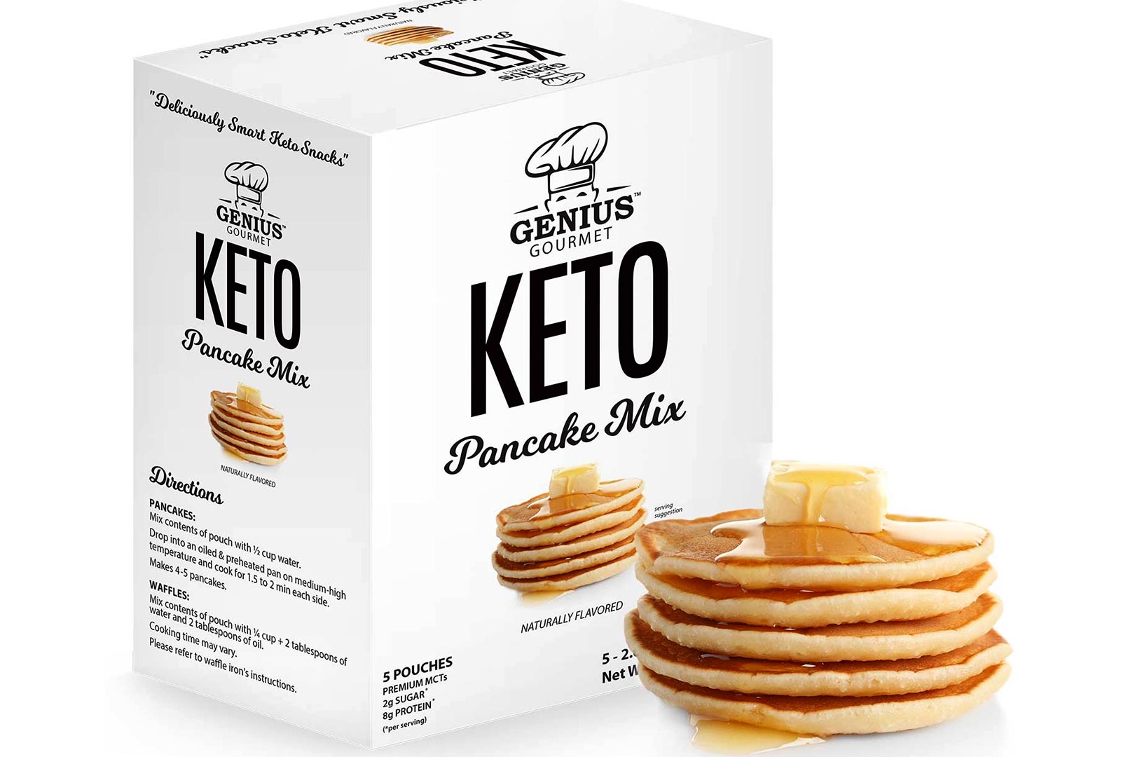 genius gourmet keto pancake mix