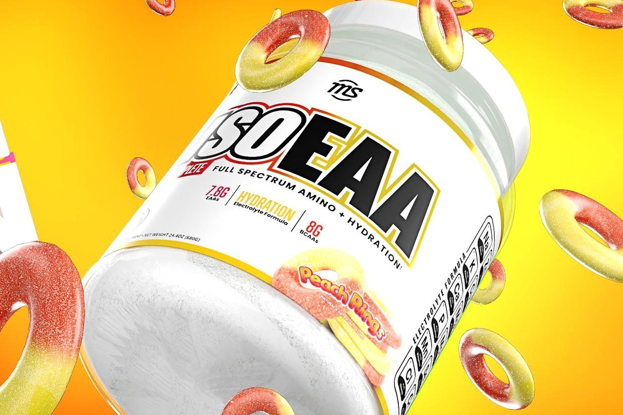 man sports peach rings iso eaa