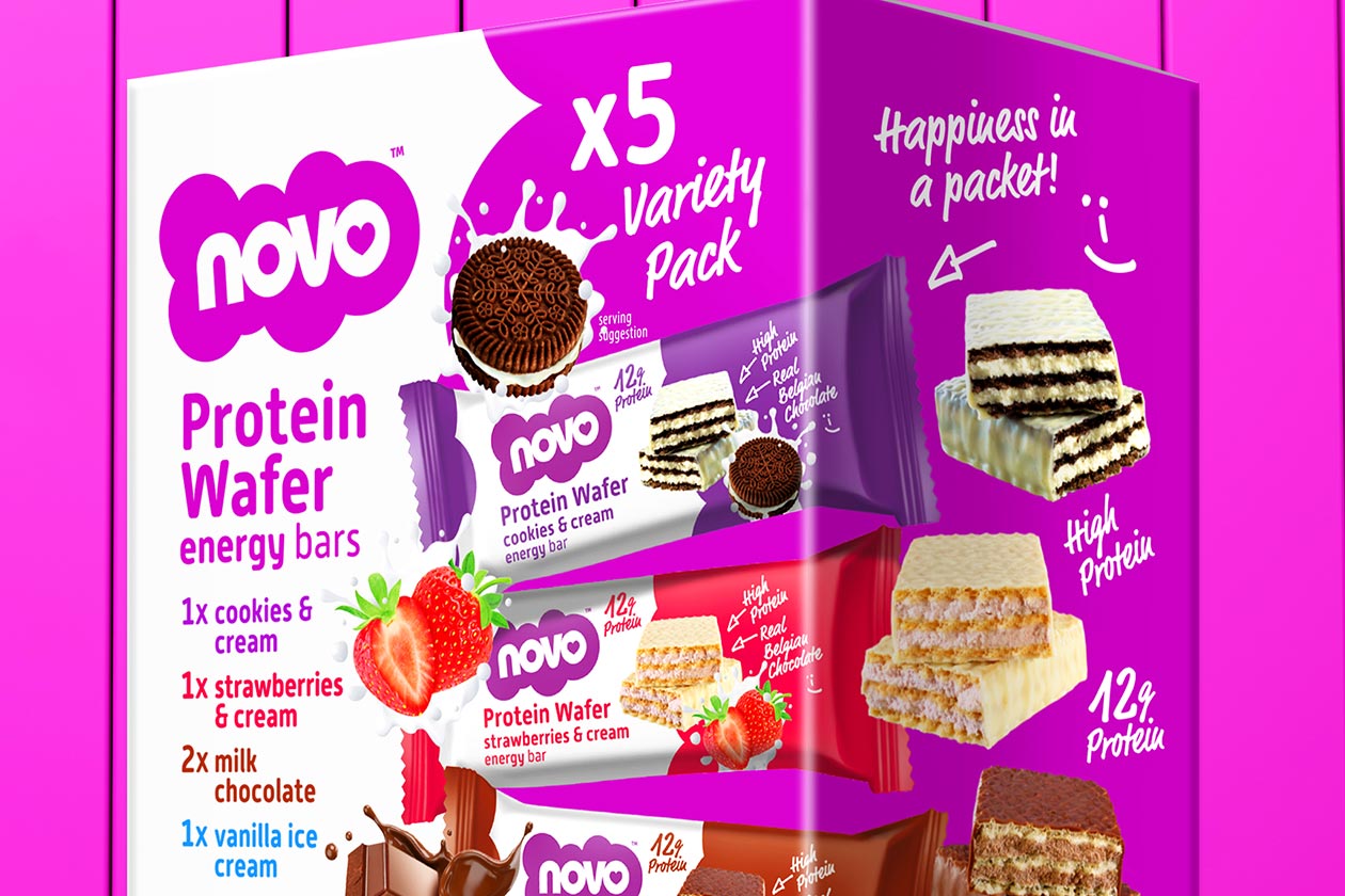 novo nutrition protein wafer variety bundle