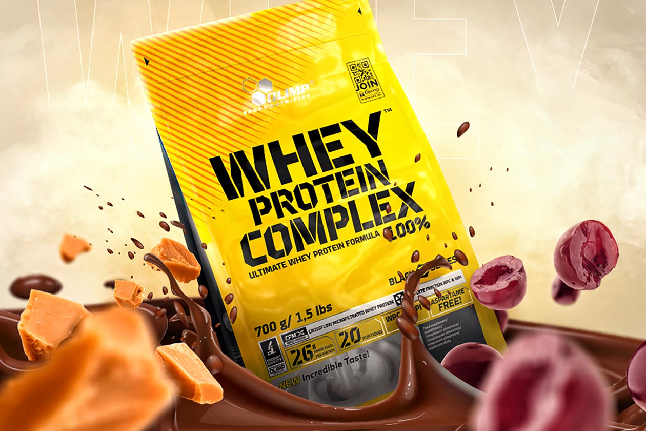 olimp chocolate caramel whey protein complex