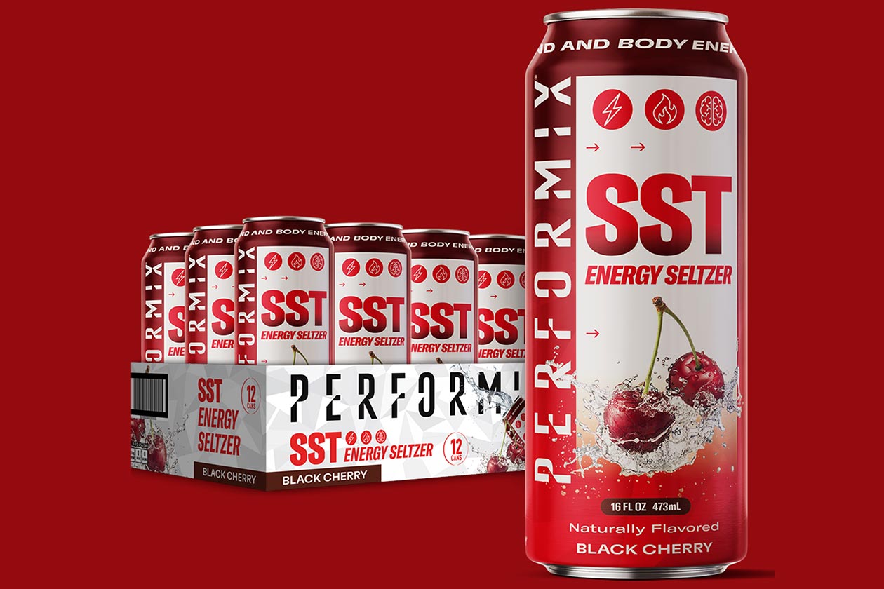 performix black cherry sst energy seltzer