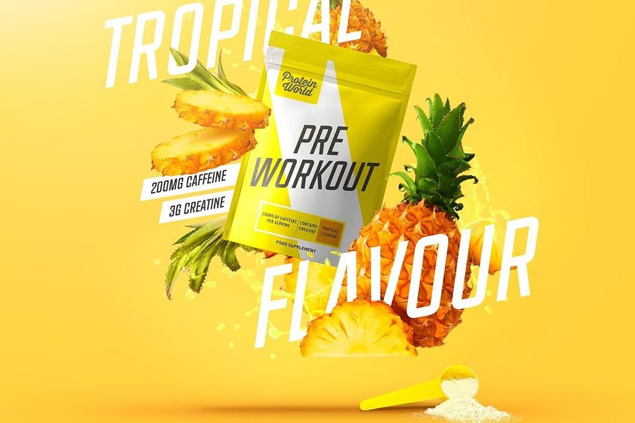 protein world tropical pre-workout