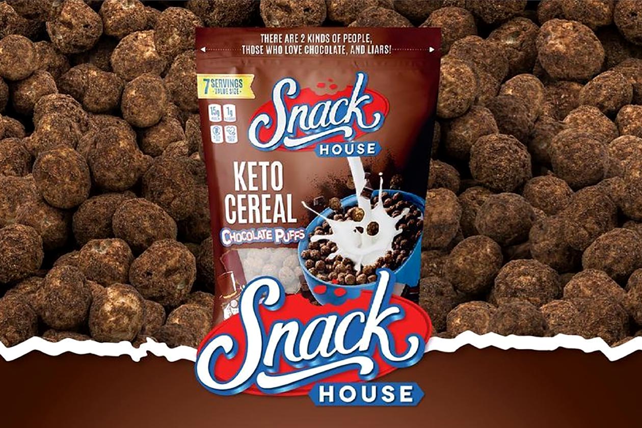 snackhouse chocolate puffs keto cereal