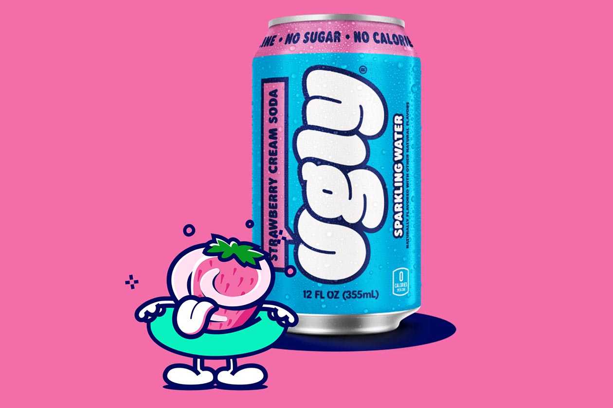 strawberry cream soda ugly sparkling water